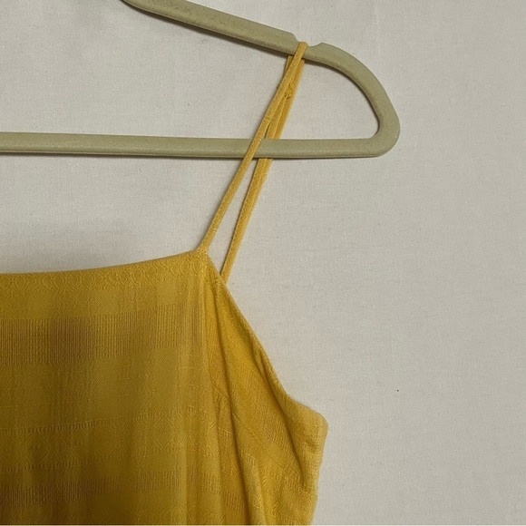 American Eagle Flattering Boho Ruffle Trim Side Tie Mini Dress - Picture 4 of 15